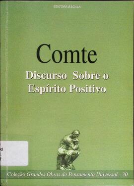 Discurso sobre o espírito positivo