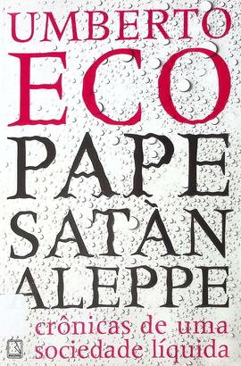 Pape Satàn aleppe: crônicas de uma sociedade líquida